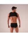 laced harness from the back